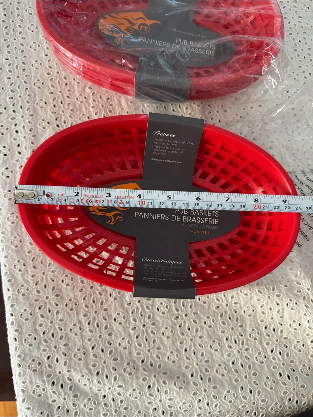 Red Pub Baskets - Set of 12